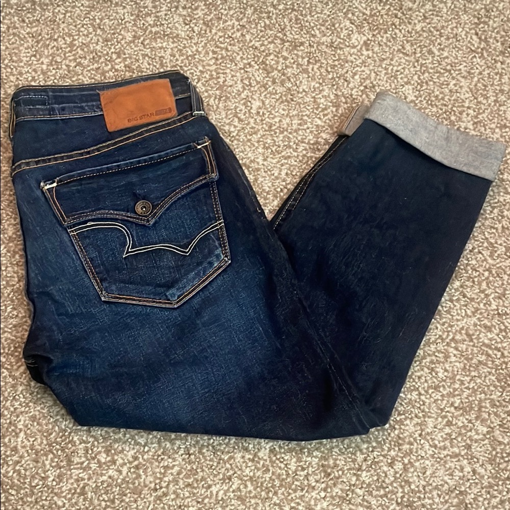 Big Star Remy Low Rise Cropped Jeans